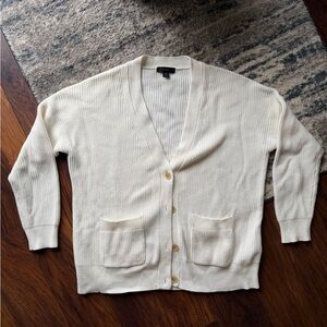 J. Crew Cotton Cashmere Cardigan